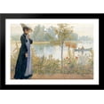 thumbnail image 1 of Karin on the shore 40x28 Large Black Wood Framed Print Art by Carl Larsson, 1 of 2