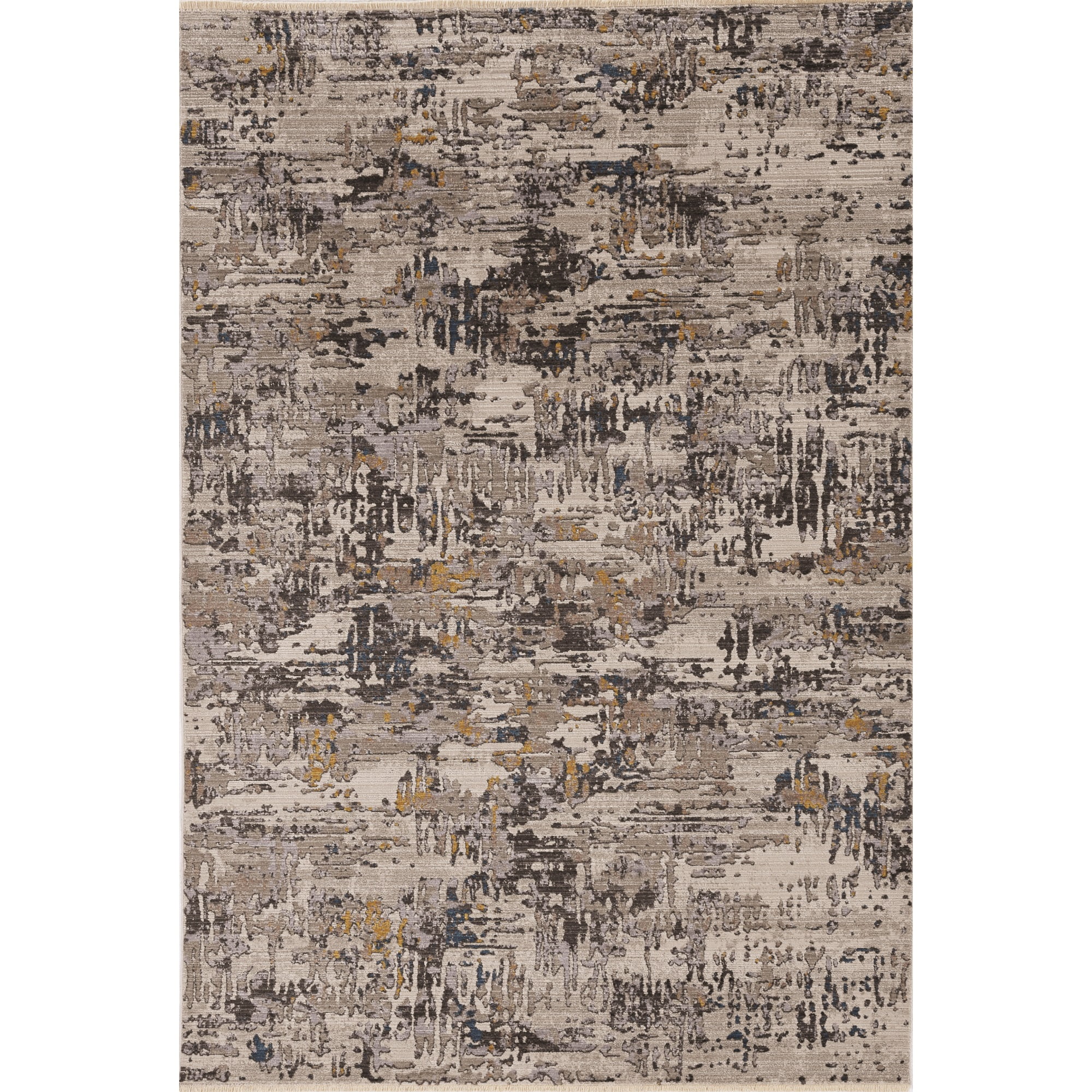 Karina 8252 Grey Landscape Area Rug, Size - 3'11" x 5'5"