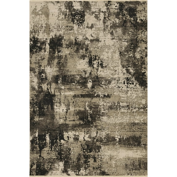 Karina 8256 Ivory/Charcoal Moda Area Rug, Size - 5'3" x 7'7"