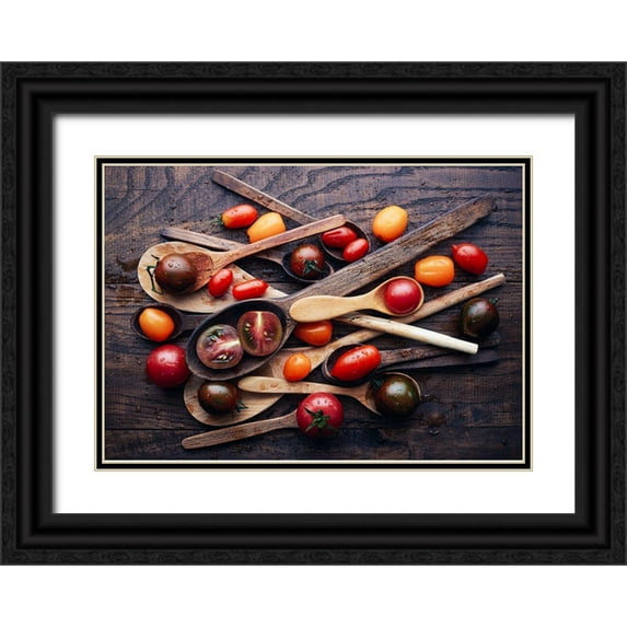 Karina, Aleksandrova 32x24 Black Ornate Wood Framed with Double Matting Museum Art Print Titled - Spoonsatomatoes