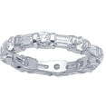 thumbnail image 1 of Karina B� Baguette Diamonds Eternity Band, 1 of 9