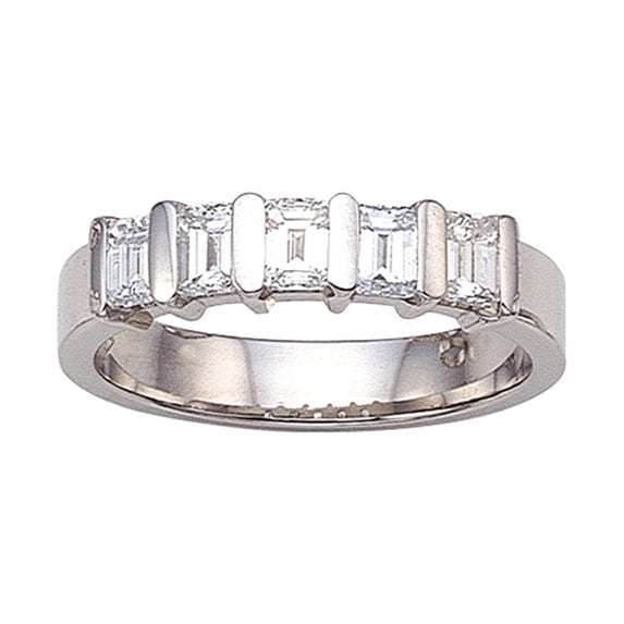 Karina B� Emerald Cut Diamonds Band