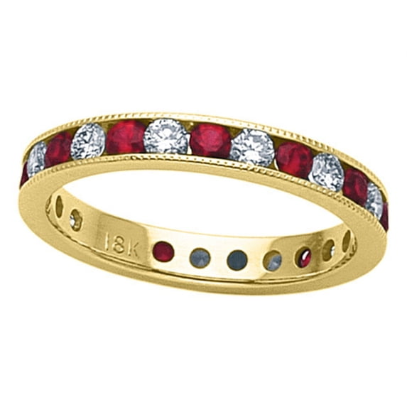 Karina B� Genuine Ruby Eternity Band
