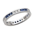 thumbnail image 1 of Karina B� Genuine Sapphire Eternity Band, 1 of 8