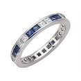 thumbnail image 1 of Karina B� Genuine Sapphire Eternity Band, 1 of 9