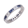 thumbnail image 1 of Karina B� Genuine Sapphire Eternity Band, 1 of 9