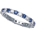 thumbnail image 1 of Karina B� Genuine Sapphire Eternity Band, 1 of 9