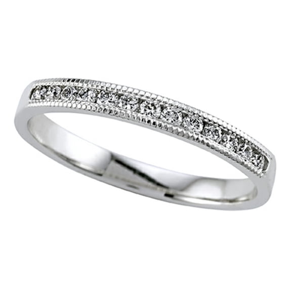 Karina B� Round Diamond Band With Milgrain