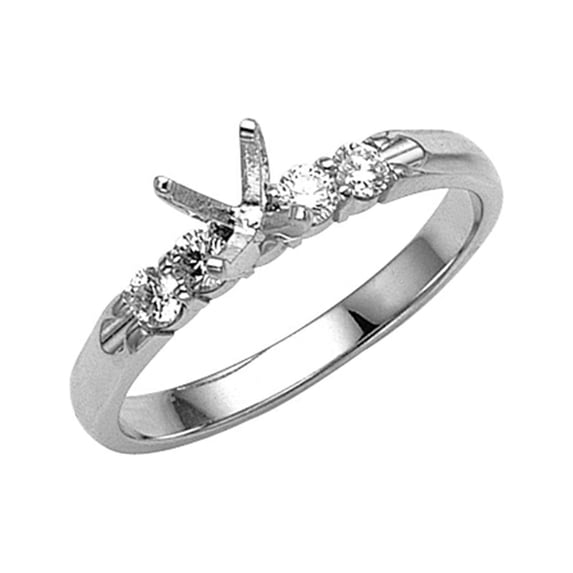 Karina B� Round Diamonds Engagement Ring