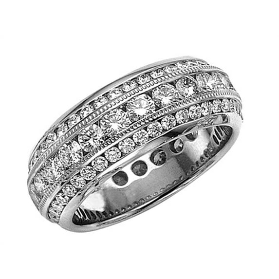 Karina B� Round Diamonds Eternity Band