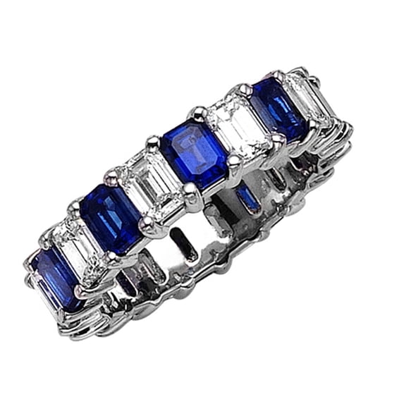 Karina B� Sapphire Eternity Band