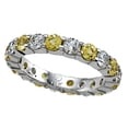 thumbnail image 1 of Karina B� Yellow Sapphire Eternity Band, 1 of 9