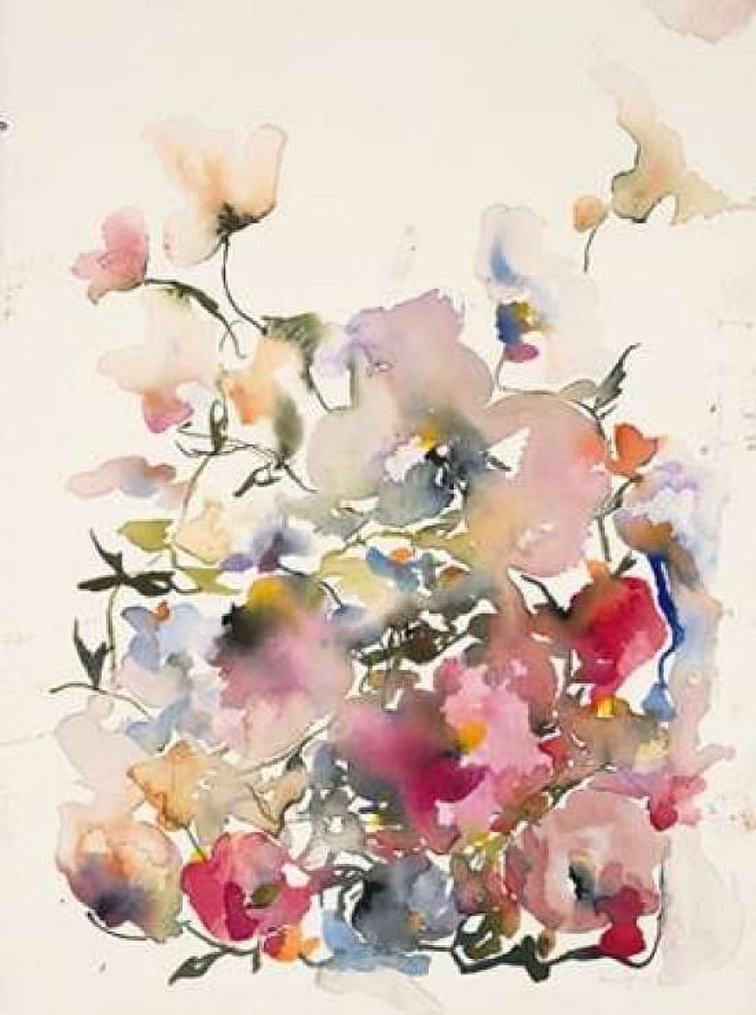 Karins Garden 5 Canvas Art - Karin Johannesson (18 x 24)