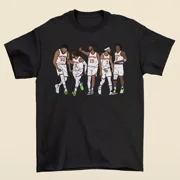 Karl Anthony Towns, Jalen Brunson, Mikal Bridges, Josh Hart & OG Anunoby New York T-Shirt