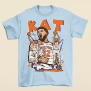 Karl-Anthony Towns KAT Cartoon Style New York Basketball T-Shirt