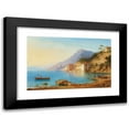 thumbnail image 1 of Karl-Ernst Morgenstern 18x13 Black Modern Framed Museum Art Print Titled - View of the Amalfi Coast (1867), 1 of 5