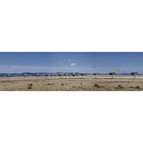 Karl G, Jansky Very Large Array is a Radio Astronomy Observatory, Plains of San Agustin, New Mexico, USA Poster Print (44 x 12)