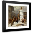 thumbnail image 1 of Karl Girardet 20x23 Black Modern Framed Museum Art Print Titled - The Snowman, 1 of 5
