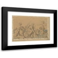 thumbnail image 1 of Karl Gottlieb Rolle 14x11 Black Modern Framed Museum Art Print Titled - Europa and the Bull with Tritons And&nbsp;Nereids, 1 of 5