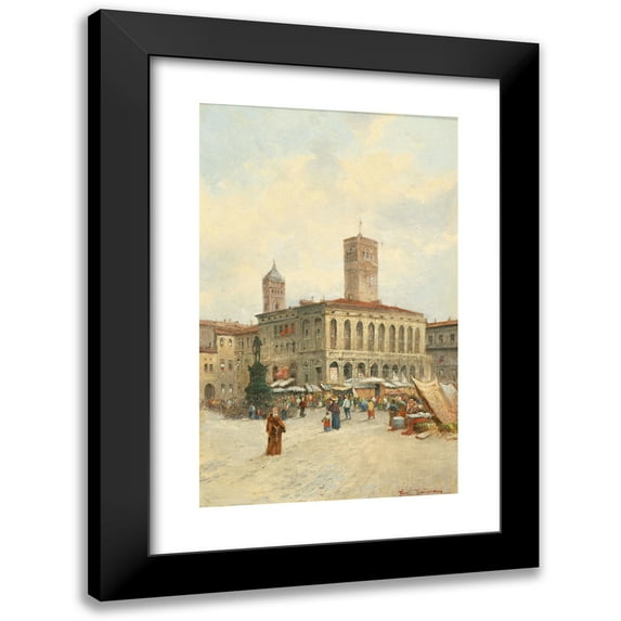 Karl Kaufmann 16x24 Black Modern Framed Museum Art Print Titled - Bologna