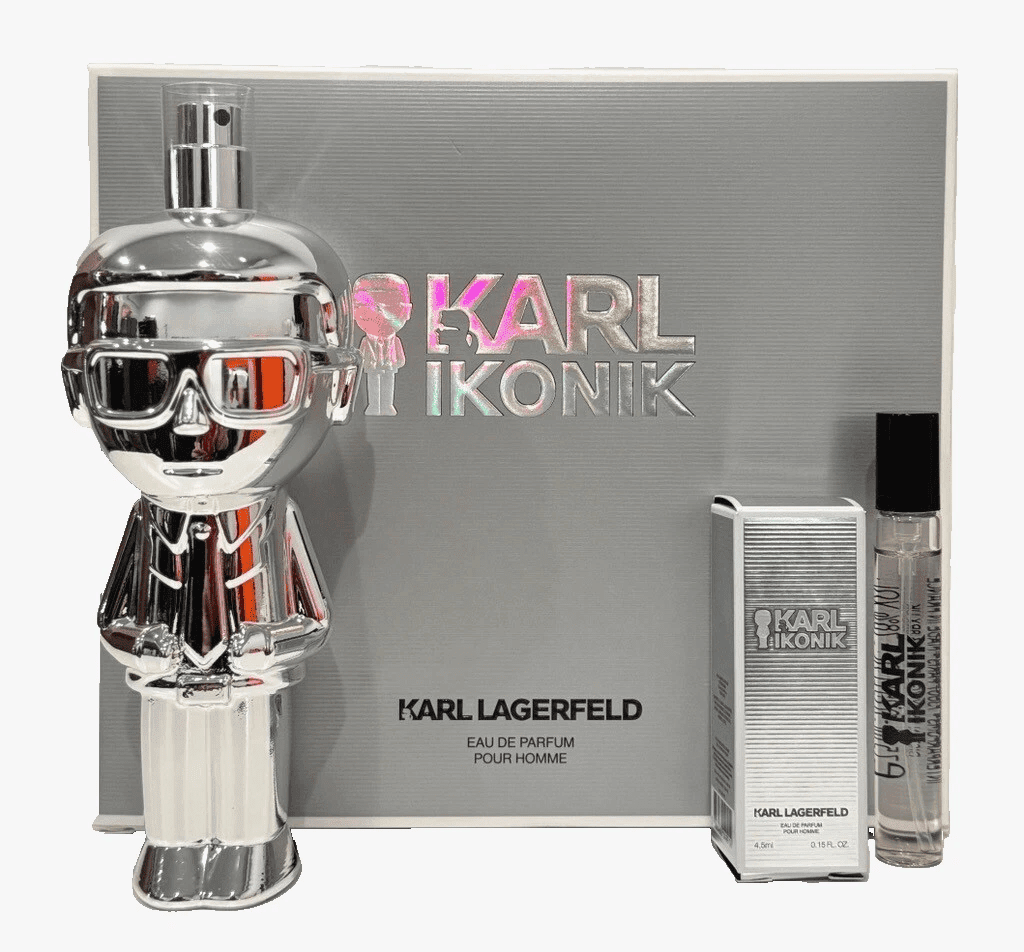 【限定3300部】VISIONAIRE ミニプリントKarl Lagerfeld Karl Lagerfeld Ikonik 3-pc Gift Set for Men: 3.3 oz Eau de Parfum