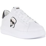 Karl Lagerfeld Karl Low Iconic Lace Up In White Size 11