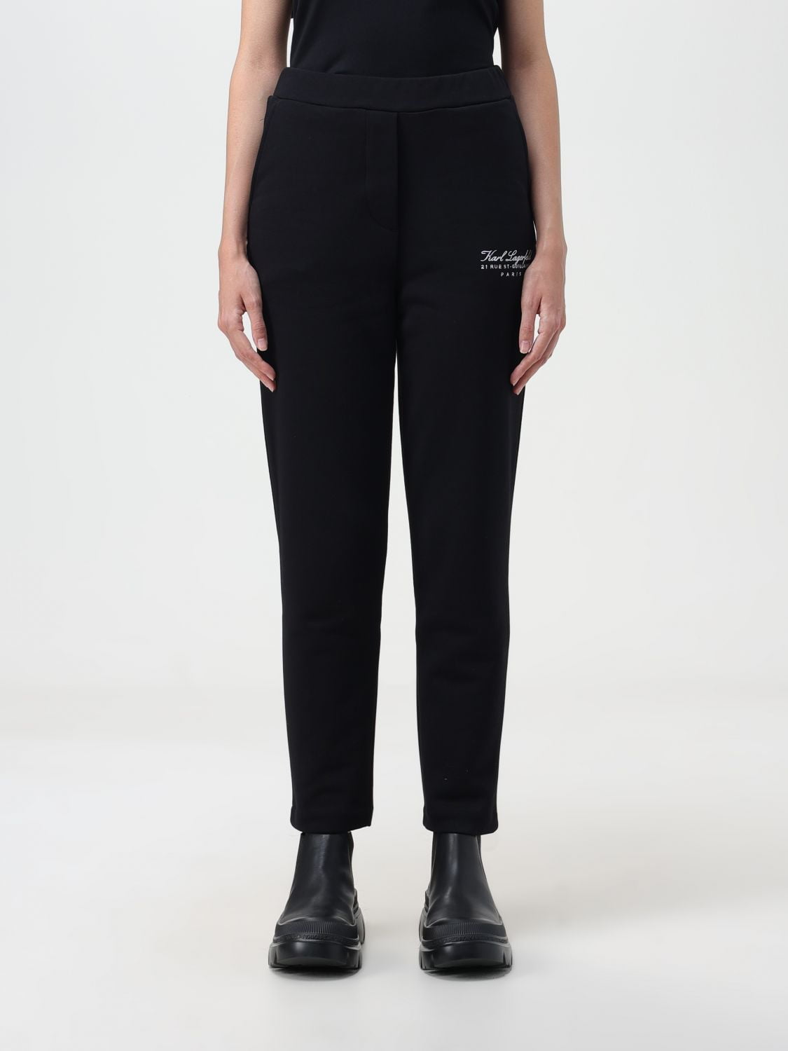 Karl Lagerfeld Pants Woman Black Woman - Walmart.com