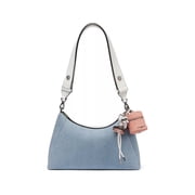 Karl Lagerfeld Paris Nikole Large Crossbody Handbag Light Denim