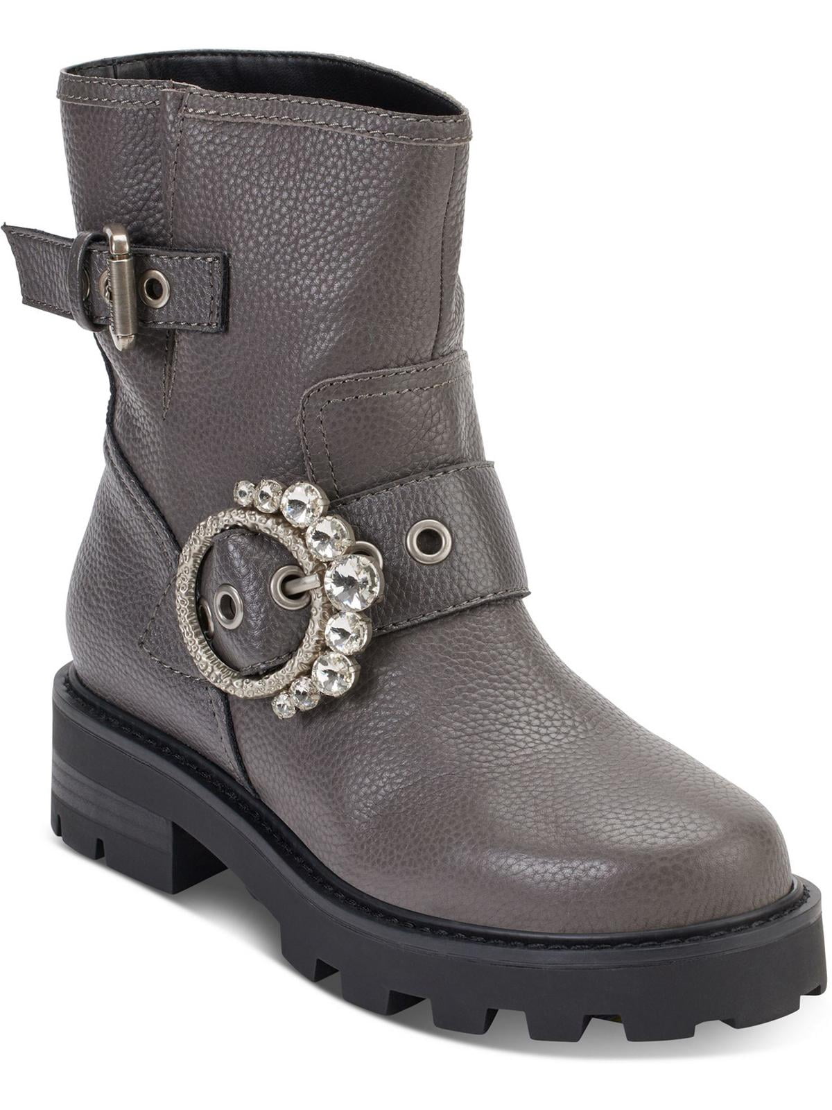 KARL LAGERFELD Women's Claremont Everyday Riding Boot - Ankle Boots For Casual Style