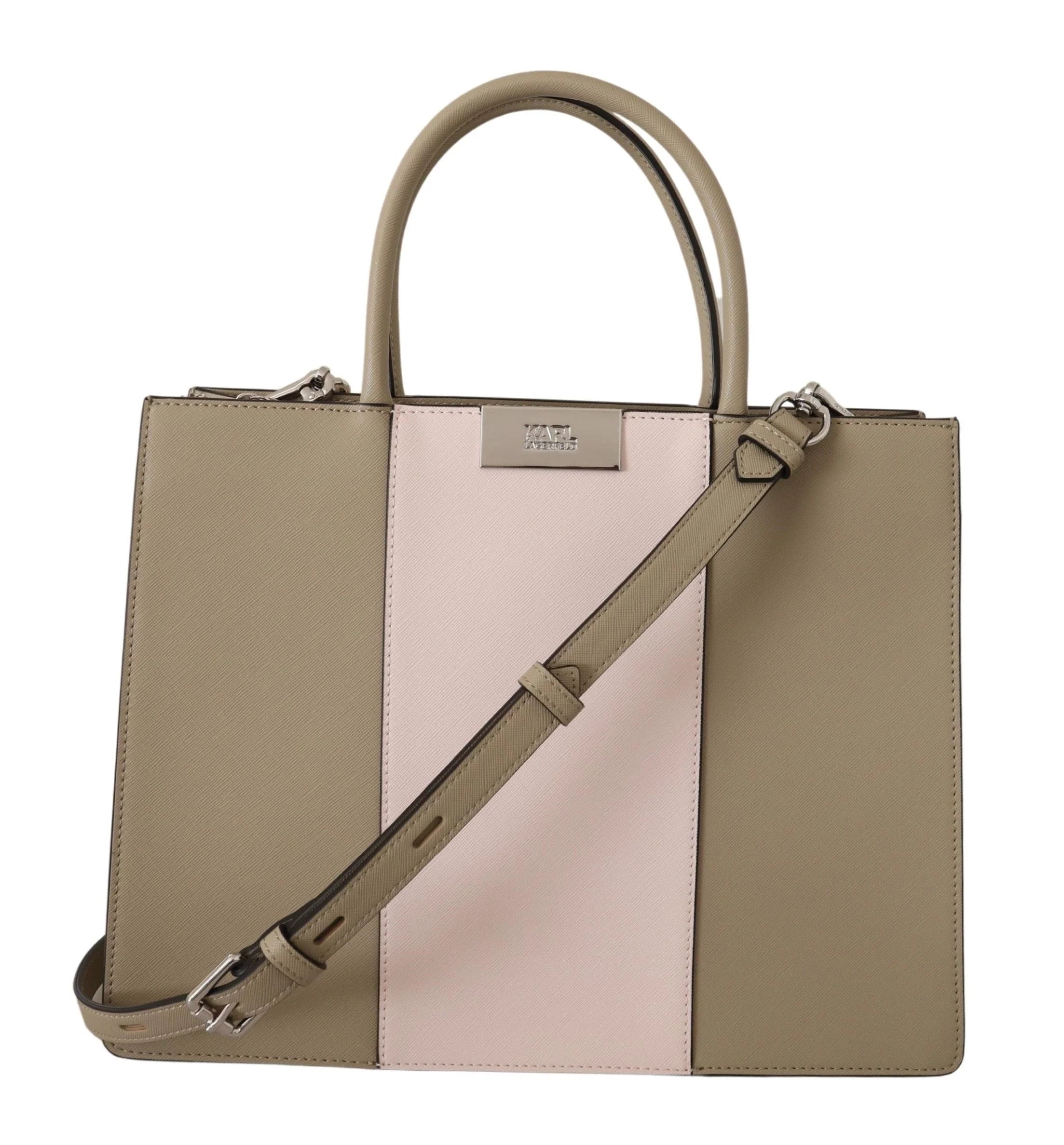 Karl lagerfeld beige bag sale