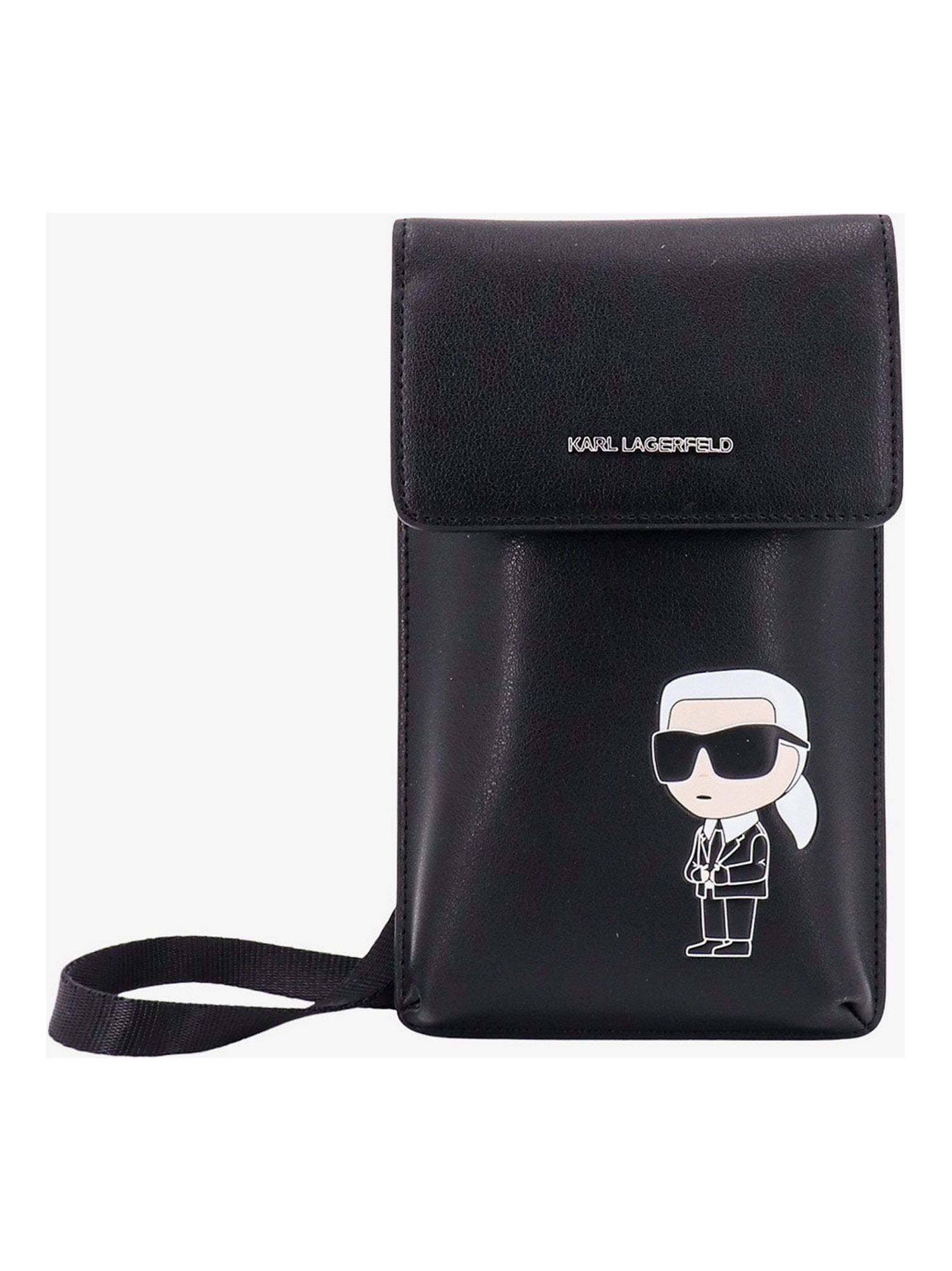 Karl Lagerfeld Woman Shoulder Bag Woman Black Shoulder Bags - Walmart.com