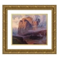 thumbnail image 1 of Karl Ludwig Prinz 23x20 Gold Ornate Framed and Double Matted Museum Art Print Titled - On Walhall, 1 of 4