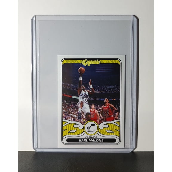 Karl Malone Legends 2024-25 Panini NBA #508 Sticker Card Utah Jazz