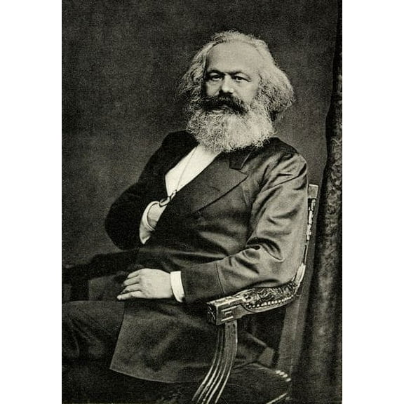 Karl Marx Poster 24Inx36In Poster Art Poster 24x36 Unframed, Age: Adults, Rectangle Best Posters