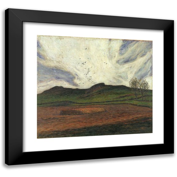 Karl Nordström 13x12 Black Modern Framed Museum Art Print Titled - Storm Clouds