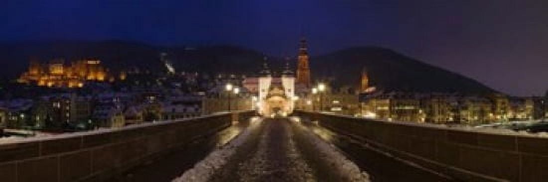 Karl Theodor Bridge Baden-Wurttemberg Germany Canvas Art - Panoramic Images (36 x 12)
