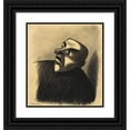 thumbnail image 1 of Karl Wiener 12x13 Black Ornate Wood Framed Double Matted Museum Art Print Titled: The Judge, 1 of 5