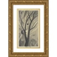 thumbnail image 1 of Karl Wiener 12x18 Gold Ornate Wood Frame and Double Matted Museum Art Print Titled - Tree and Stars (1940), 1 of 4