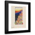 thumbnail image 1 of Karl Wiener 13x18 Black Modern Framed Museum Art Print Titled - Colorful City, Graz (1924), 1 of 5