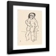 thumbnail image 1 of Karl Wiener 13x18 Black Modern Framed Museum Art Print Titled - Single Figure, 1 of 5