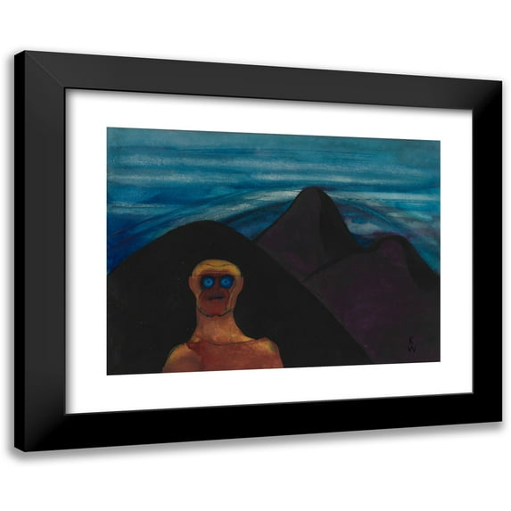 Karl Wiener 14x11 Black Modern Framed Museum Art Print Titled - Without Title (1941)