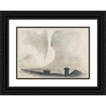 thumbnail image 1 of Karl Wiener 14x11 Black Ornate Wood Framed Double Matted Museum Art Print Titled: Fohnwolke (Around 1931), 1 of 5