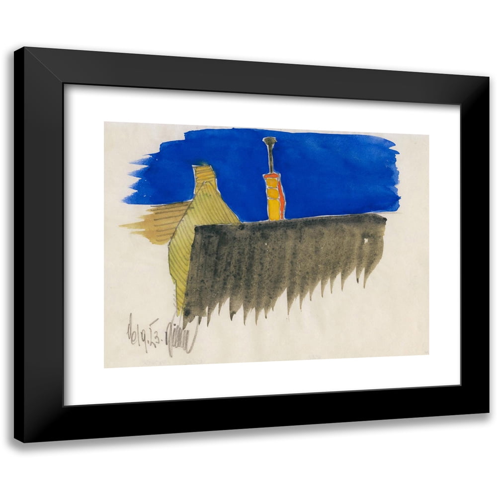 Karl Wiener 14x12 Black Modern Framed Museum Art Print Titled - Without ...