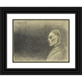 thumbnail image 1 of Karl Wiener 14x12 Black Ornate Wood Framed Double Matted Museum Art Print Titled: View into the Dark (1942), 1 of 5