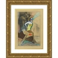thumbnail image 1 of Karl Wiener 17x24 Gold Ornate Framed and Double Matted Museum Art Print Titled - Usa - Yes or No (1948), 1 of 4