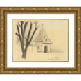 thumbnail image 1 of Karl Wiener 18x14 Gold Ornate Wood Frame and Double Matted Museum Art Print Titled - St. Stefan, 1 of 4