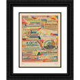 thumbnail image 1 of Karl Wiener 19x24 Black Ornate Framed Double Matted Museum Art Print Titled: Poster (1929), 1 of 5