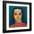 thumbnail image 1 of Karl Wiener 20x24 Black Modern Framed Museum Art Print Titled - Portrait of a Lady (Approx. 1939), 1 of 5