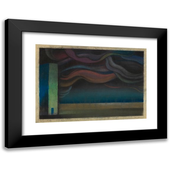 Karl Wiener 24x18 Black Modern Framed Museum Art Print Titled - Stage Design (Around 1940)