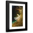 thumbnail image 1 of Karl Wilhelm Diefenbach 11x18 Black Modern Framed Museum Art Print Titled - A Girl on the Shore (1892), 1 of 5